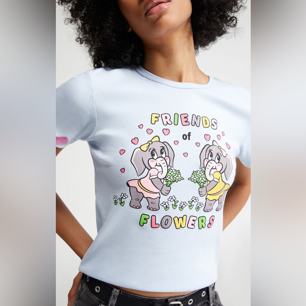 PS / LA Friends Of Flowers T-Shirt